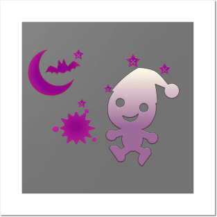 Sorta Spooky Cute Boo Posters and Art